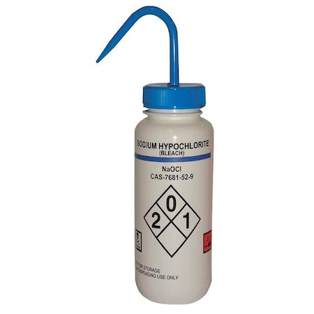 Translucent, Wash Bottle 16 oz., PK6