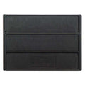 Plastic Divider, Black, 7 1/4 in L, 5 1/4 in H, 6 PK