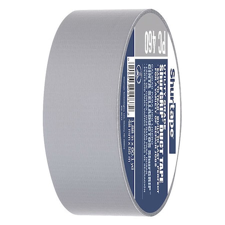 Duct Tape, Silver, 60-1/8 yd L, 1-7/8 in W