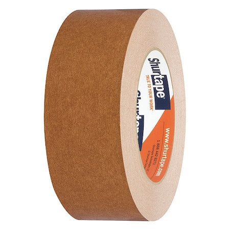 Packaging Tape, 48 mm W x 55 m L, 6 mil Thick, Kraft, Rubber Adhesive, 24 PK