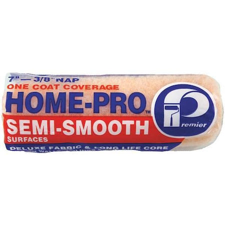 7" Paint Roller Cover, 3/8" Nap, Polyester