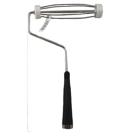 Paint Roller Frame, 5 Wire Cage, Plastic Handle, 7" Rollers