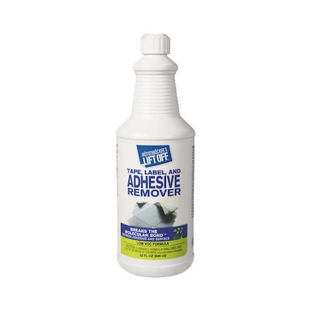 Tape and Adhesive Remover, 32 oz, Bottle, 6 PK