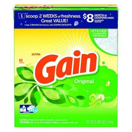 High Efficiency Laundry Detergent, 91 oz Box, Powder, Original, 3 PK