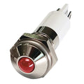 Round Indicator Light, Red, 120VAC