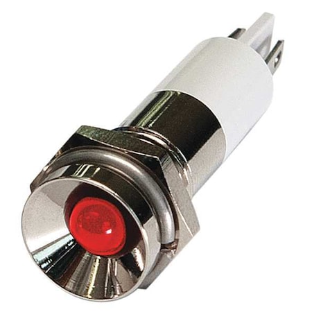 Protrude Indicator Light, Red, 12VDC