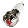 Round Indicator Light, Red, 24VDC