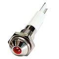 Round Indicator Light, Red, 24VDC