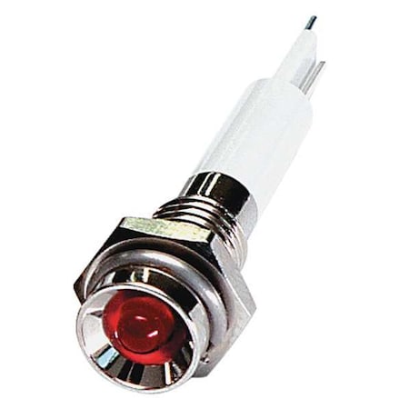 Protrude Indicator Light, Red, 24VDC