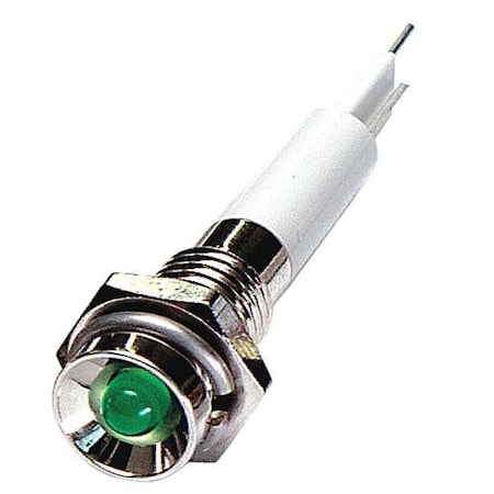 Protrude Indicator Light, Green, 24VDC