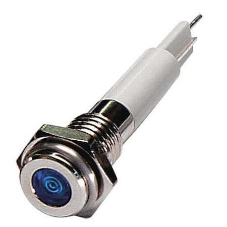 Flat Indicator Light, Blue, 24VDC