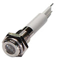 Flat Indicator Light, White, 24VDC