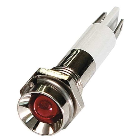 Protrude Indicator Light, Red, 12VDC