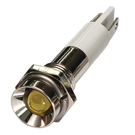 Protrude Indicator Light, Yellow, 24VDC