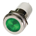 Flat Indicator Light, Green, 120VAC