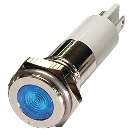 Flat Indicator Light, Blue, 24VDC