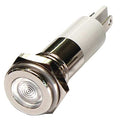 Flat Indicator Light, White, 24VDC