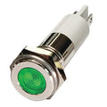 Flat Indicator Light, Green, 120VAC
