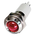 Round Indicator Light, Red, 12VDC