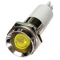 Protrude Indicator Light, Yellow, 120VAC