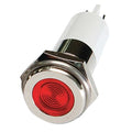 Flat Indicator Light, Red, 24VDC