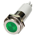 Flat Indicator Light, Green, 24VDC