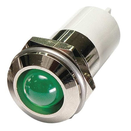 Round Indicator Light, Green, 24VDC