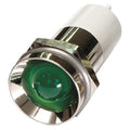 Protrude Indicator Light, Green, 12VDC