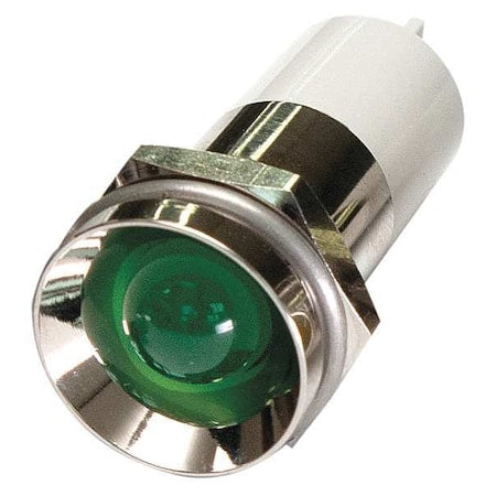 Protrude Indicator Light, Green, 12VDC