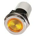 Flat Indicator Light, Yellow, 12VDC