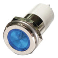 Flat Indicator Light, Blue, 12VDC