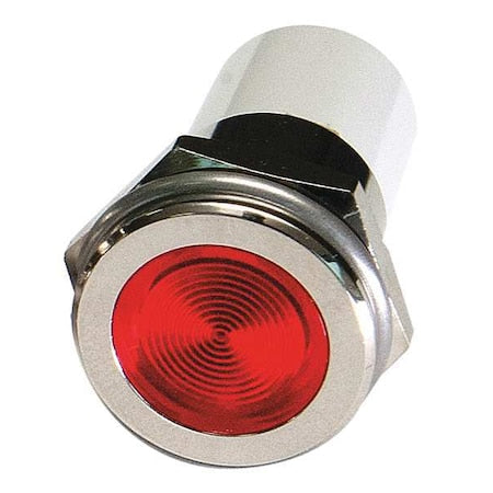 Flat Indicator Light, Red, 24VDC