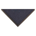 Entrance Mat, Nylon, 3/8 in Thick, Navy Blue, 4 ft W x 6 ft L