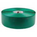 Floor Marking Tape, Vinyl, No Legend, Green, 3 in W., 50 mil Thickness