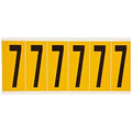 NumberLabel, Vinyl, 3-1/2inH, 1-1/2inW