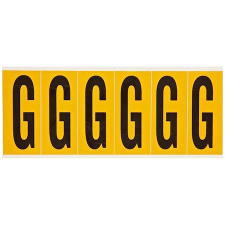 LetterLabel, Vinyl, 3-1/2inH, 1-1/2inW