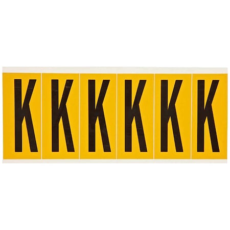 LetterLabel, Vinyl, 3-1/2inH, 1-1/2inW