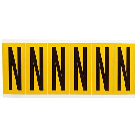 LetterLabel, Vinyl, 3-1/2inH, 1-1/2inW