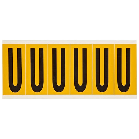 LetterLabel, Vinyl, 3-1/2inH, 1-1/2inW