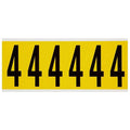 NumberLabel, Vinyl, 3-1/2inH, 1-1/2inW