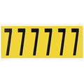 NumberLabel, Vinyl, 3-1/2inH, 1-1/2inW