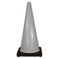 Traffic Cone, PVC, 28 in Height, White
