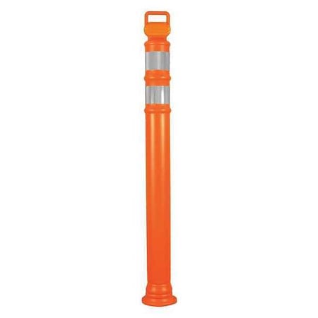 EASY GRAB DELINEATOR POST FLARED 45IN, , Polyethylene Orange, 45" L