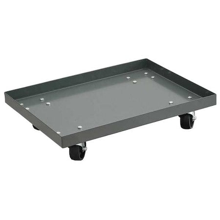 GnrlPurposeDlly, 5in, 21in, Gry, Stl, 900lb