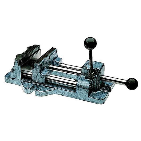 4" Drill Press Vise, 1-5/16 D, 4-11/16" Open