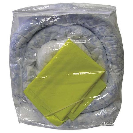 Vehicle Spill Kit, 6 gal Volume Absorbed per Kit, Bag, Clear