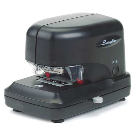 Electric Stapler, 1/4 to 3/4 In., Black