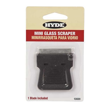 Glass Scraper, Flexible, 1-1/2", Steel