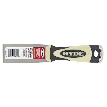 Putty Knife, Stiff, 1-1/2", Carbon Steel