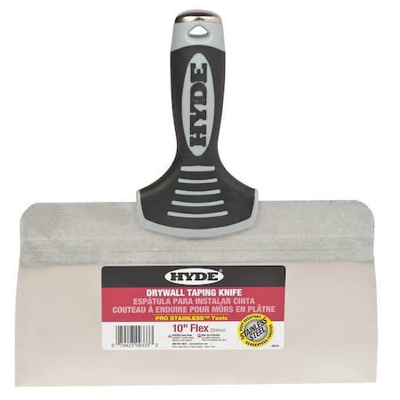 Taping Knife, Straight, SS, 10"W